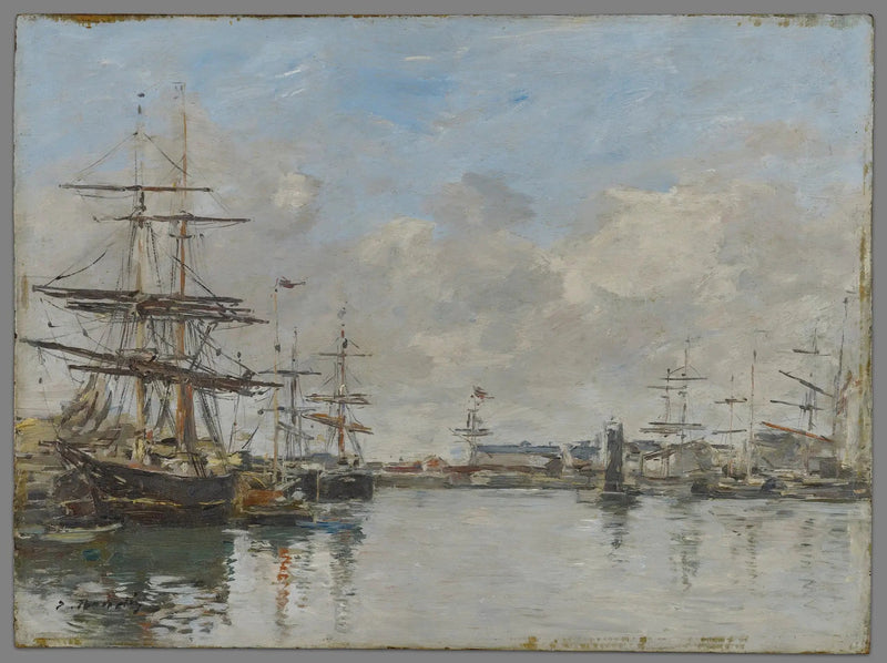 Port w Hawrze - Eugène Boudin