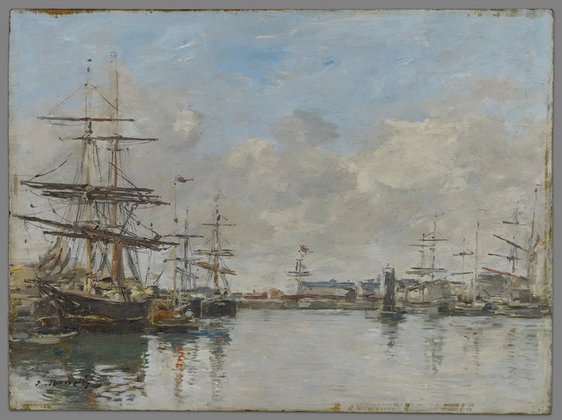 Port w Hawrze - Eugène Boudin
