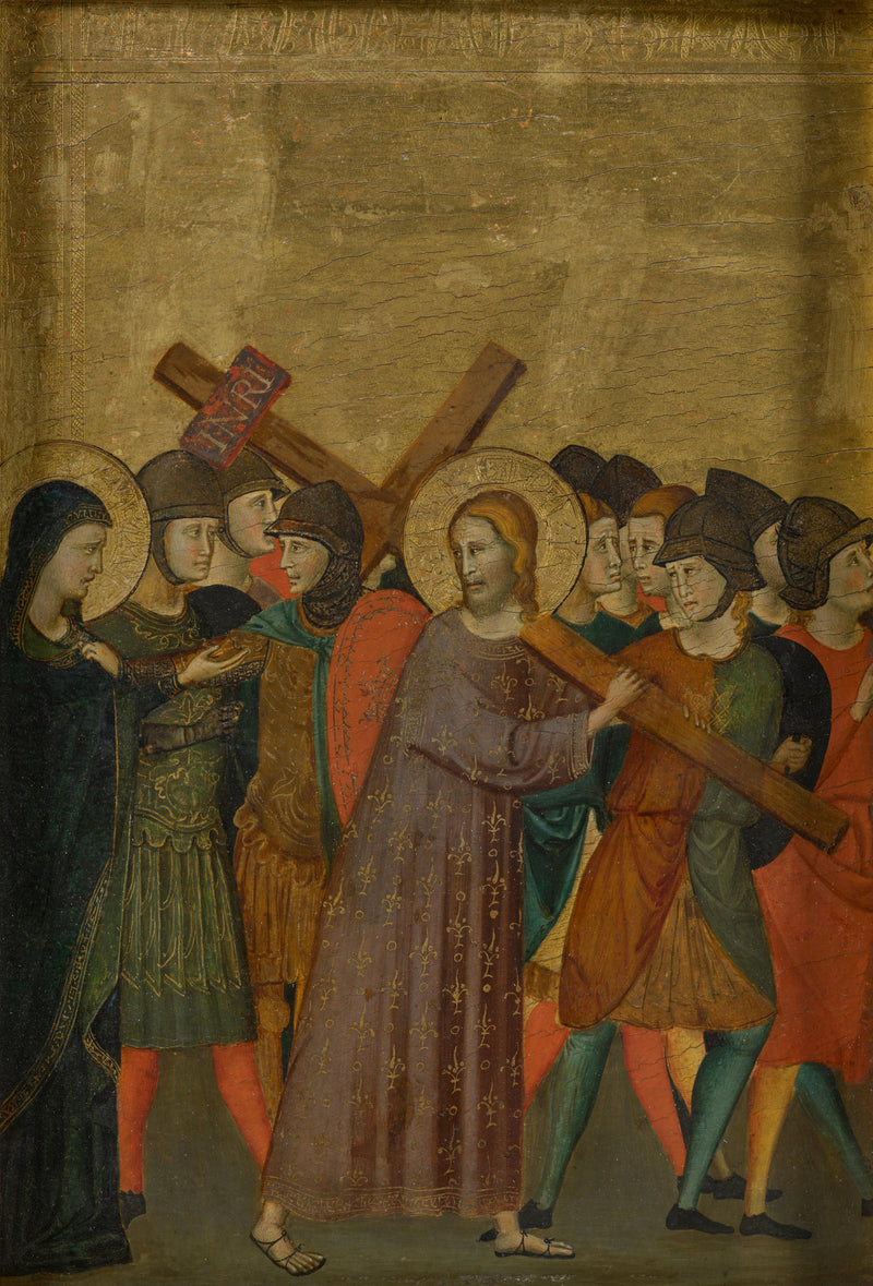Niosienie krzyża - Mistrz San Martino alla Palma