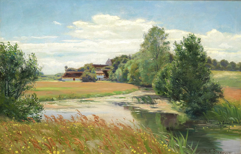 Duszpasterz na wyspie Fionii w Dalum. - H. A. Brendekilde