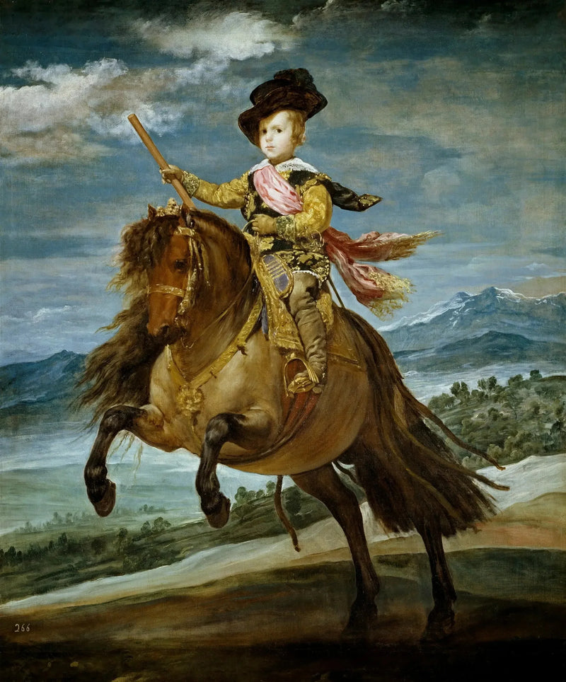 Książę Balthazar Carlos na koniu - Diego Velázquez