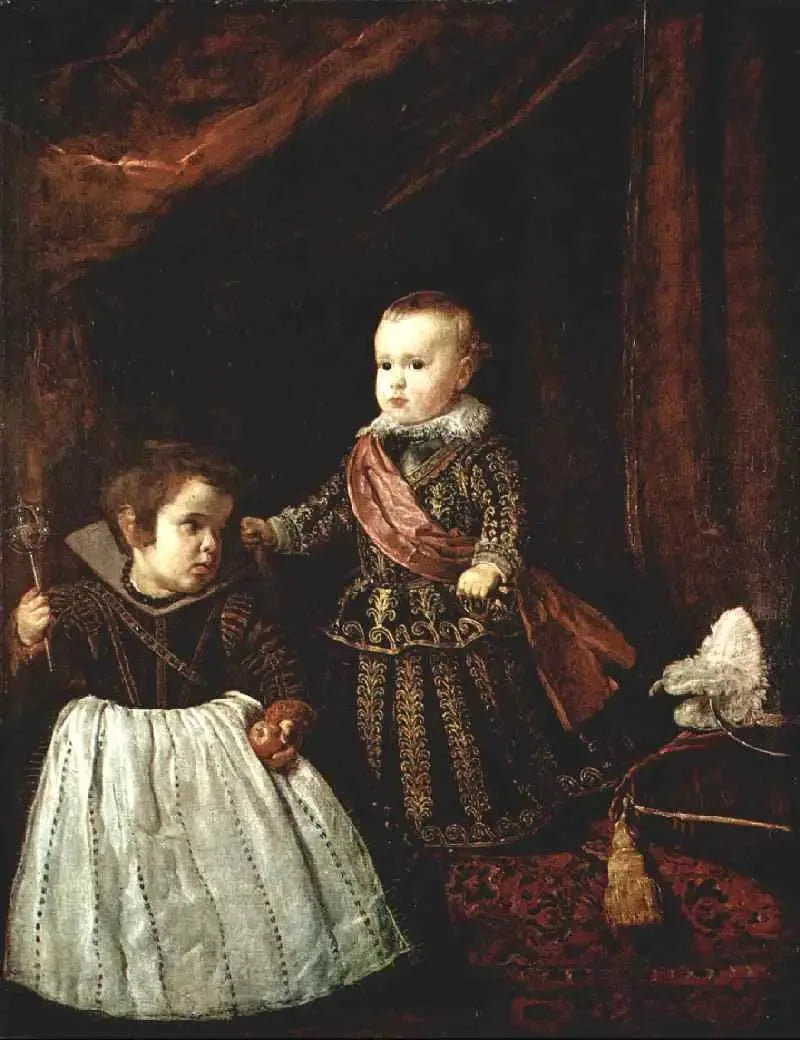 Książę Balthazar Carlos z chłopcem - Diego Velázquez