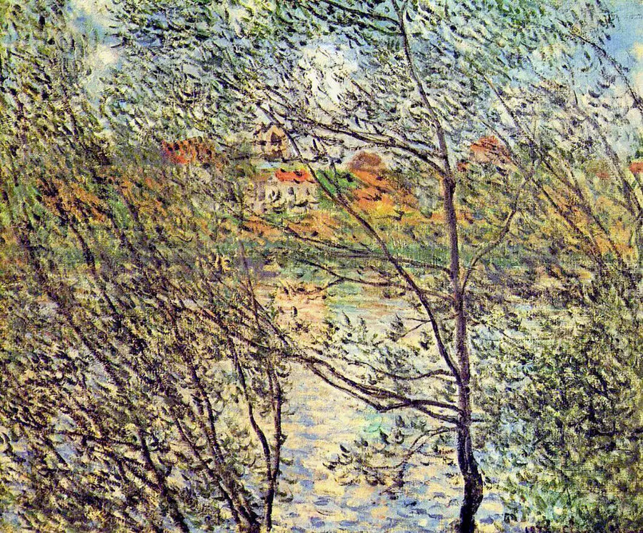 Wiosna przez gałęzie - Claude Monet
