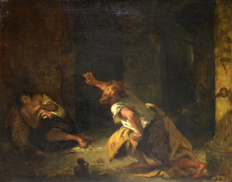 Więzień Chillon - Eugène Delacroix