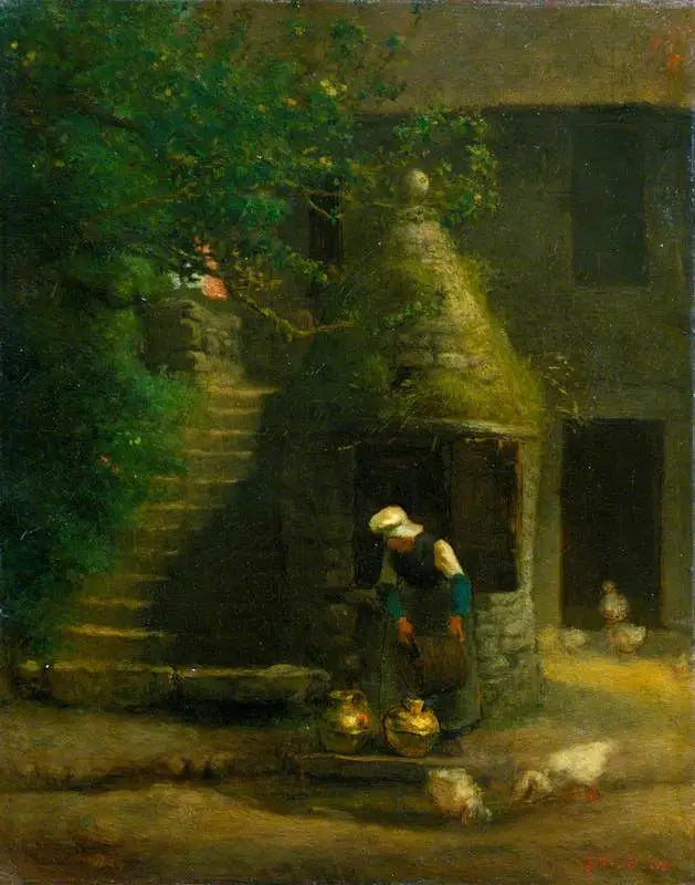 Studnia w Gruchy - Jean-François Millet