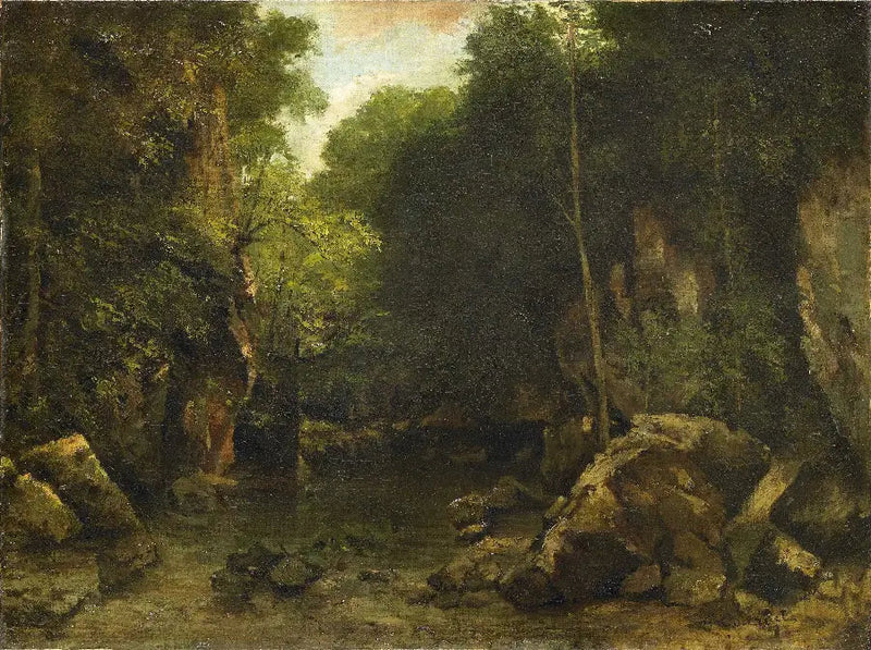 Czarna Studnia - Gustave Courbet
