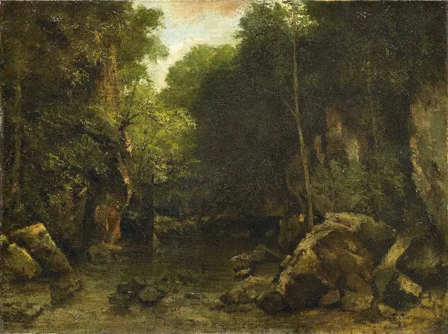 Czarna Studnia - Gustave Courbet
