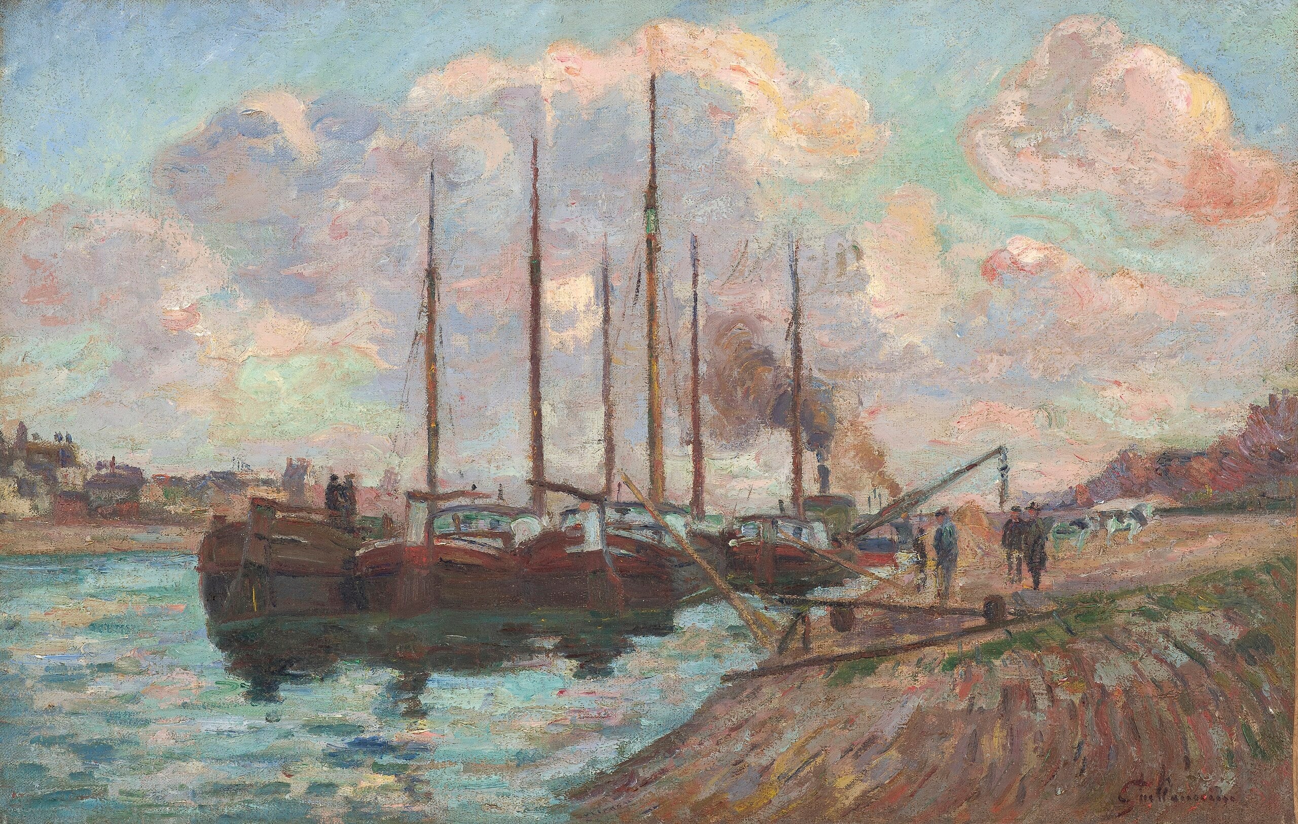 Le Quai d’Austerlitz - Armand Guillaumin - Alpha Reproduction