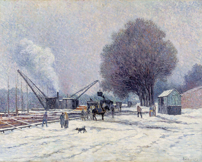 Nabrzeże Boulogne - Maximilien Luce