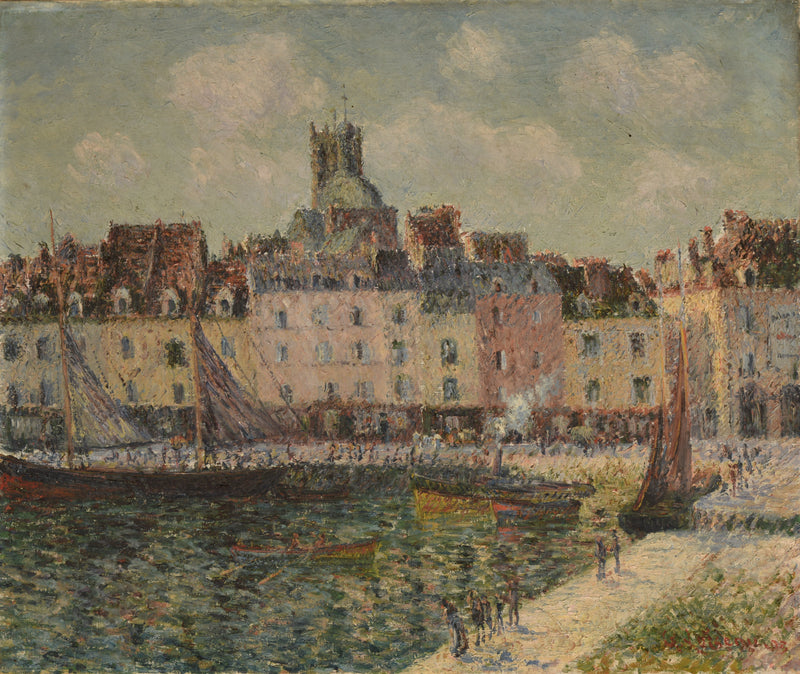 Quai Duquesne w Dieppe - Gustave Loiseau