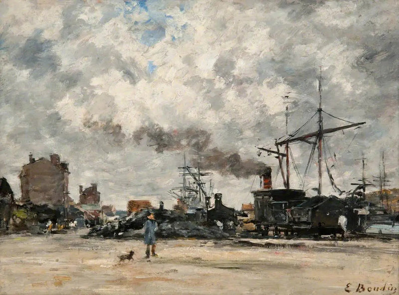 Nabrzeże - Eugène Boudin