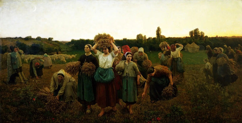 Przypomnienie żniwierek - Jules Breton