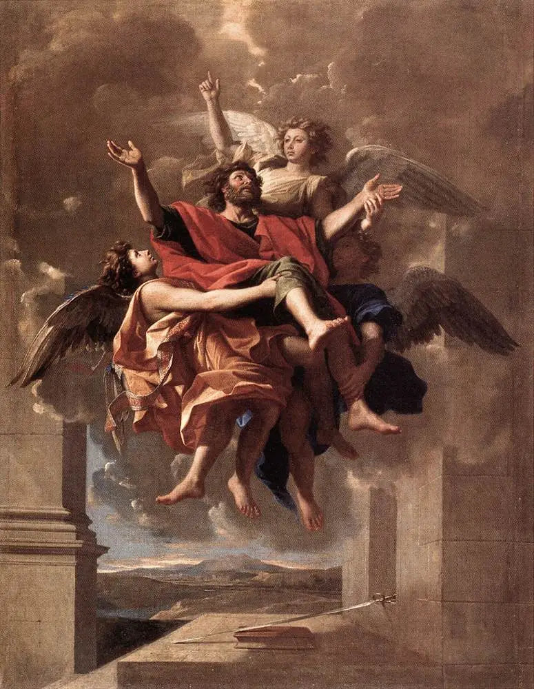 Zachwyt świętego Pawła - Nicolas Poussin