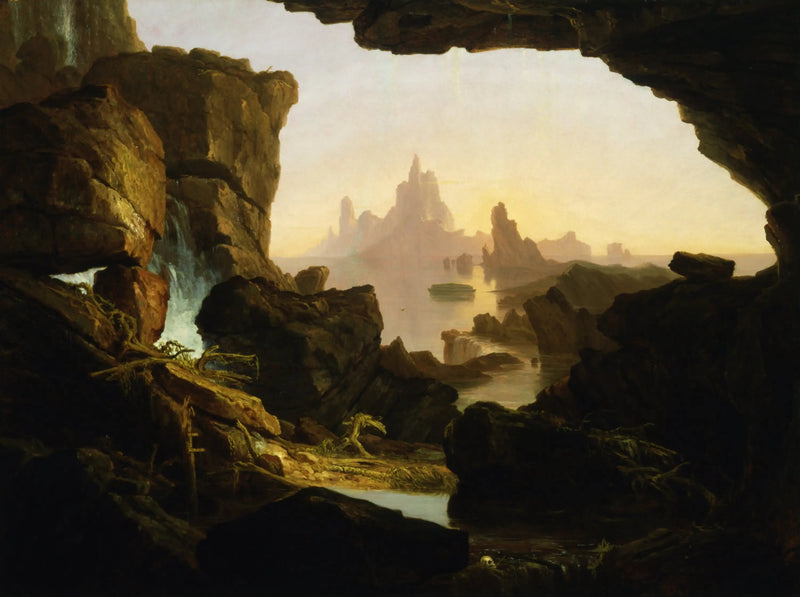 Cofanie się wód Potopu - Thomas Cole