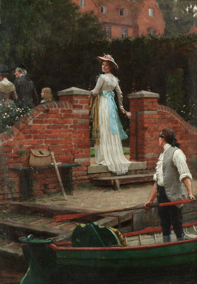 Zachwycający spojrzenie - Edmund Blair Leighton