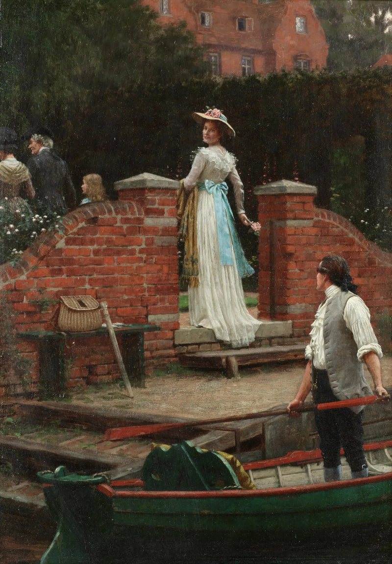 Zachwycający spojrzenie - Edmund Blair Leighton