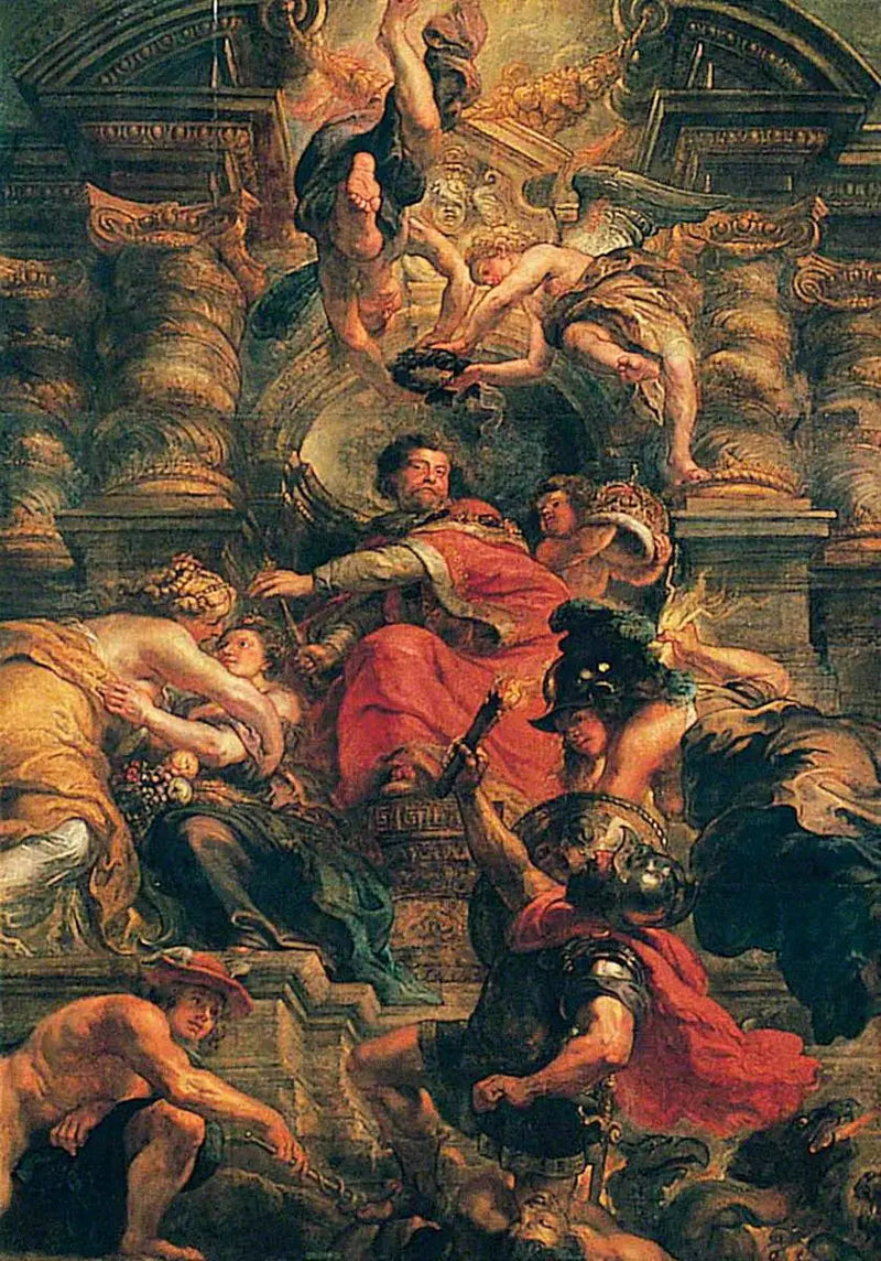 Spokojne panowanie Jakuba I (Rozsądne panowanie Jakuba I) - Peter Paul Rubens
