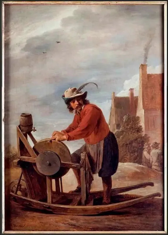 Tarcza do ostrzenia - David Teniers Młodszy