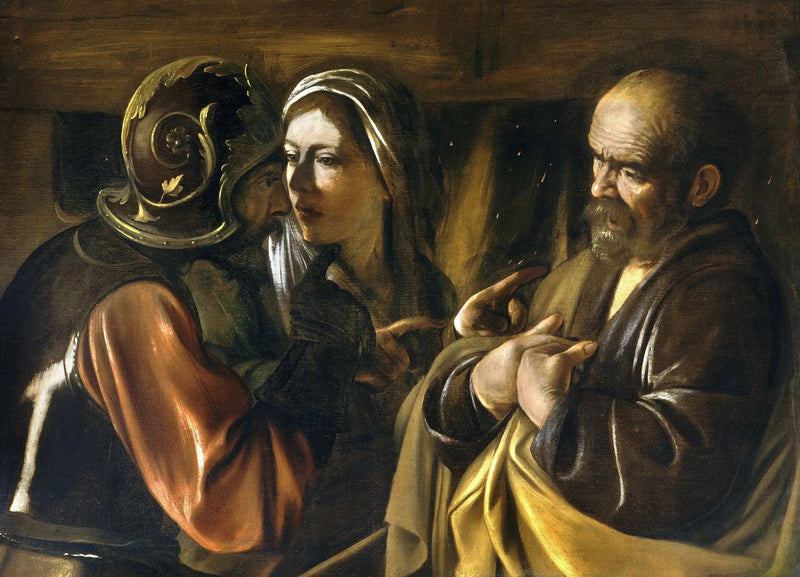 Zaparcie się św. Piotra - Caravaggio