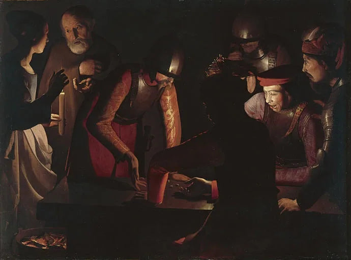 Sprzeniewierzenie świętego Piotra - Georges de La Tour