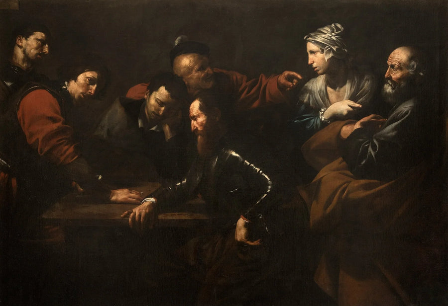 Zaprzeczenie świętego Piotra - Jusepe de Ribera