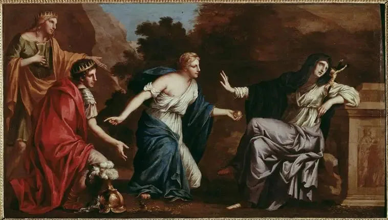 Rezygnacja Louise de la Vallière - Jean Nocret