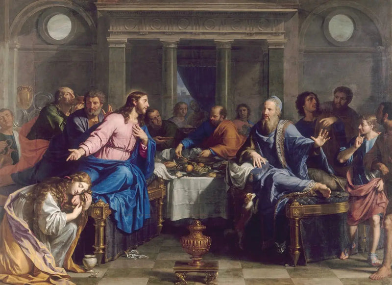 Posiłek u Simona - Philippe de Champaigne