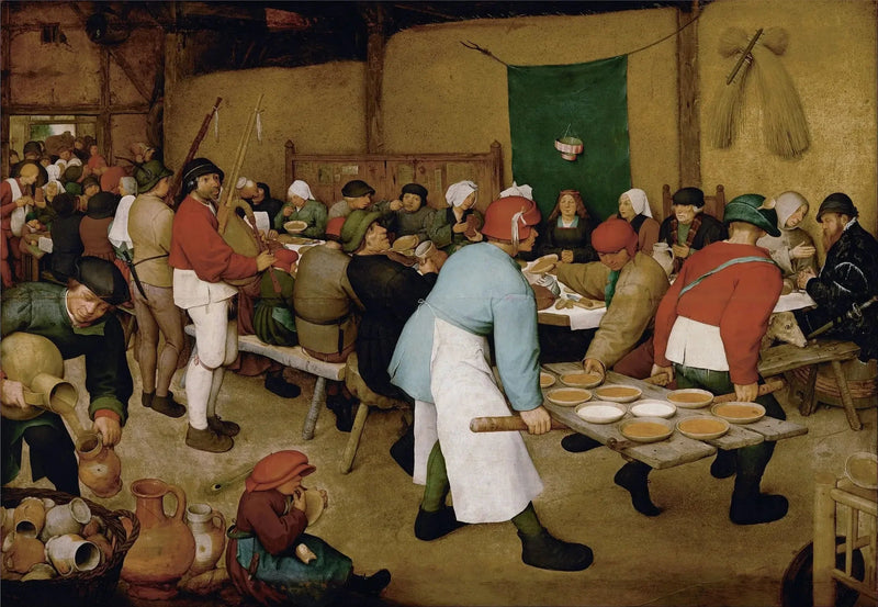 Obiad weselny - Pieter Brueghel Starszy