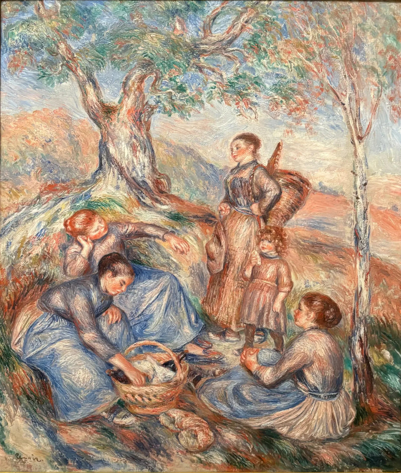 Posiłek zbieraczy winogron - Pierre-Auguste Renoir