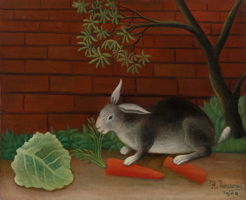 Posiłek królika - Henri Rousseau