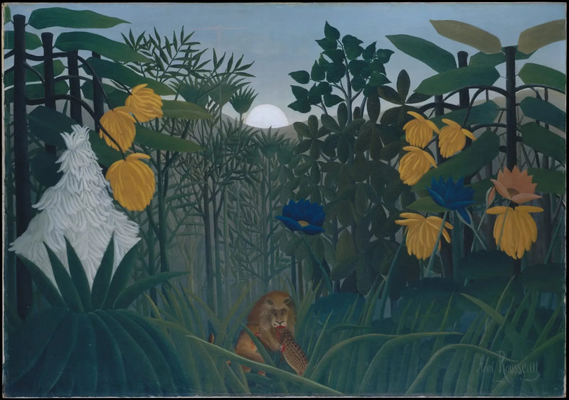 Posiłek lwa - Henri Rousseau