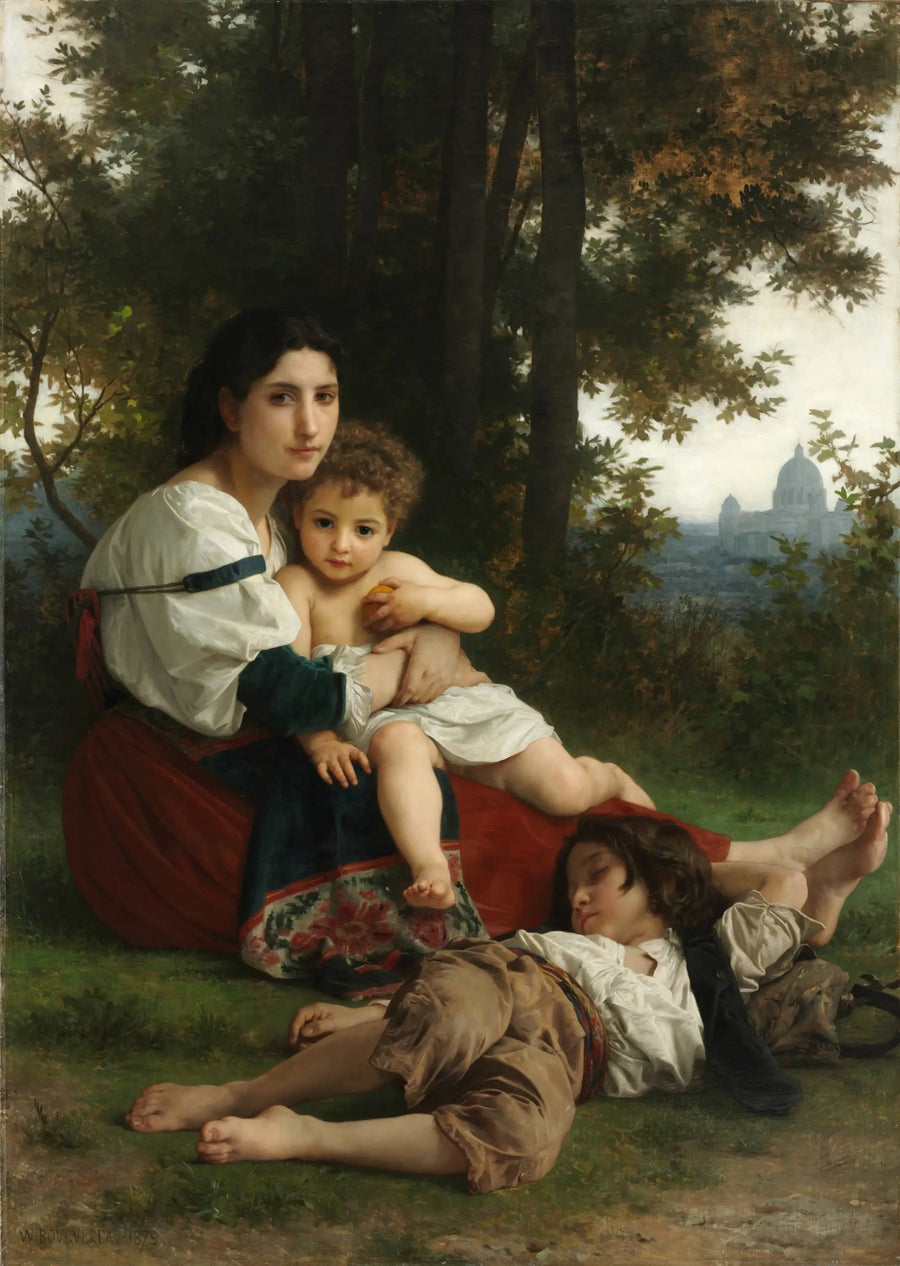 Odpoczynek - Bouguereau