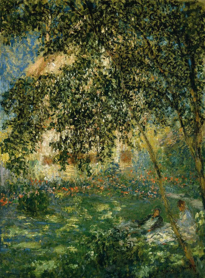 Odpoczynek w ogrodzie, Argenteuil - Claude Monet