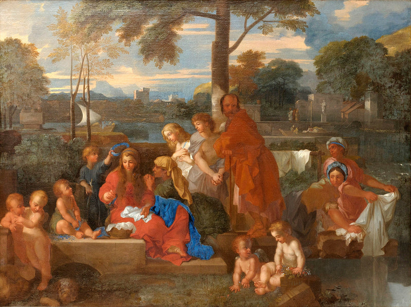 Le repos de la Sainte Famille - Sébastien Bourdon