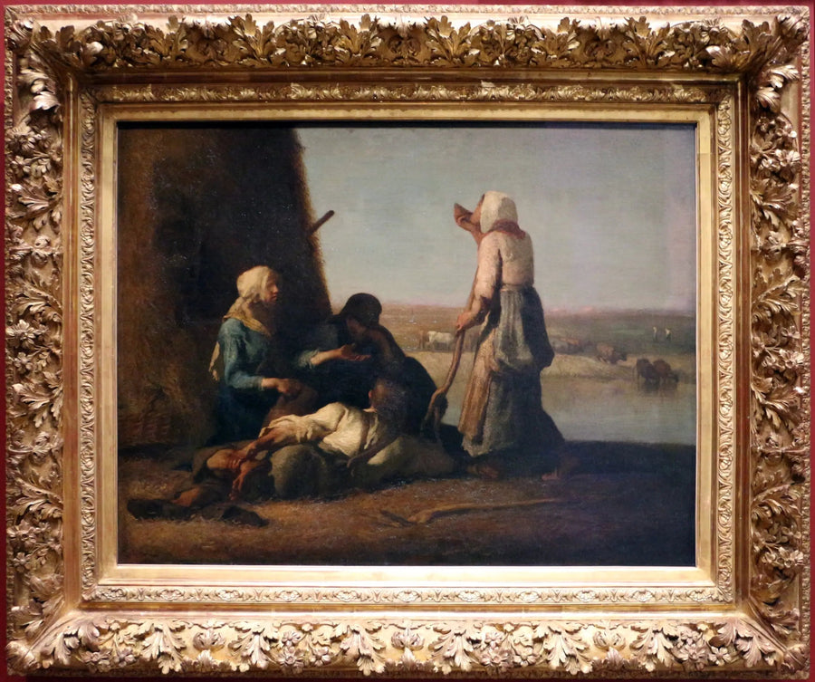 Odpoczynek zbieraczy - Jean-François Millet