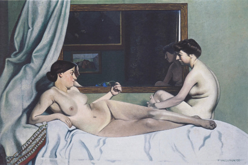 Odpoczynek modeli - Félix Vallotton