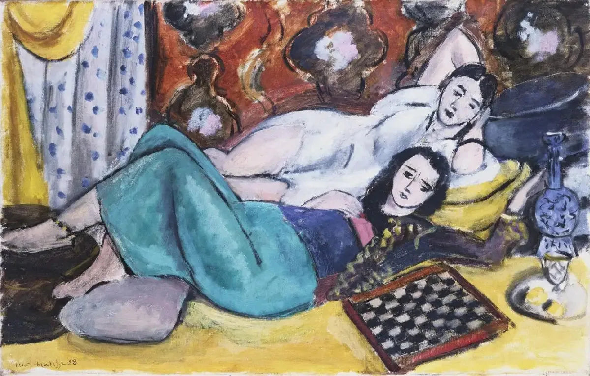 Le Repos des modèles - Henri Matisse image 1 tableau peint à l’huile sur toile