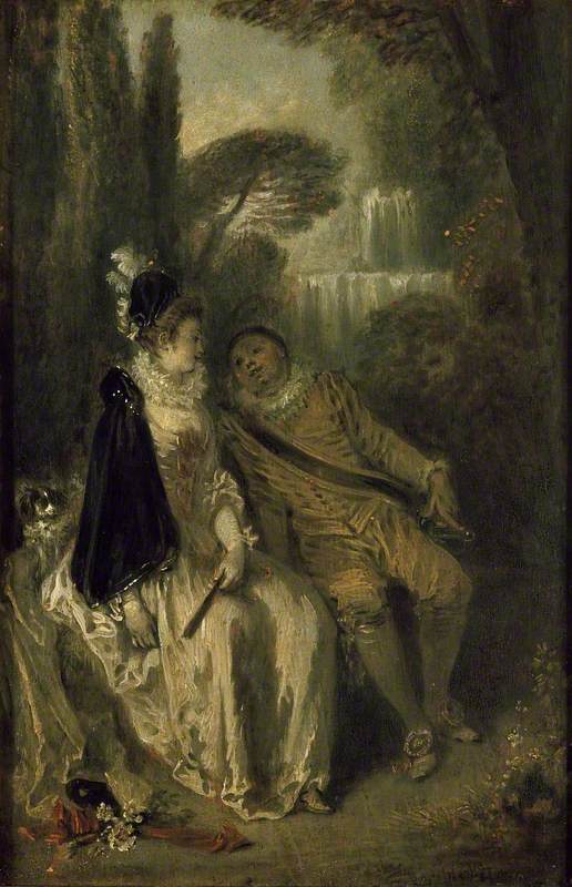 Grzeczny odpoczynek - Antoine Watteau