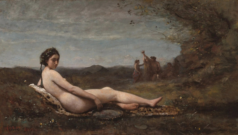 Odpoczynek - Jean-Baptiste Camille Corot