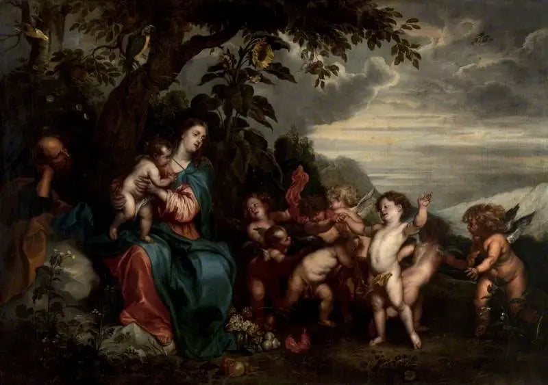 Wypoczynek podczas ucieczki do Egiptu - Antoine van Dyck