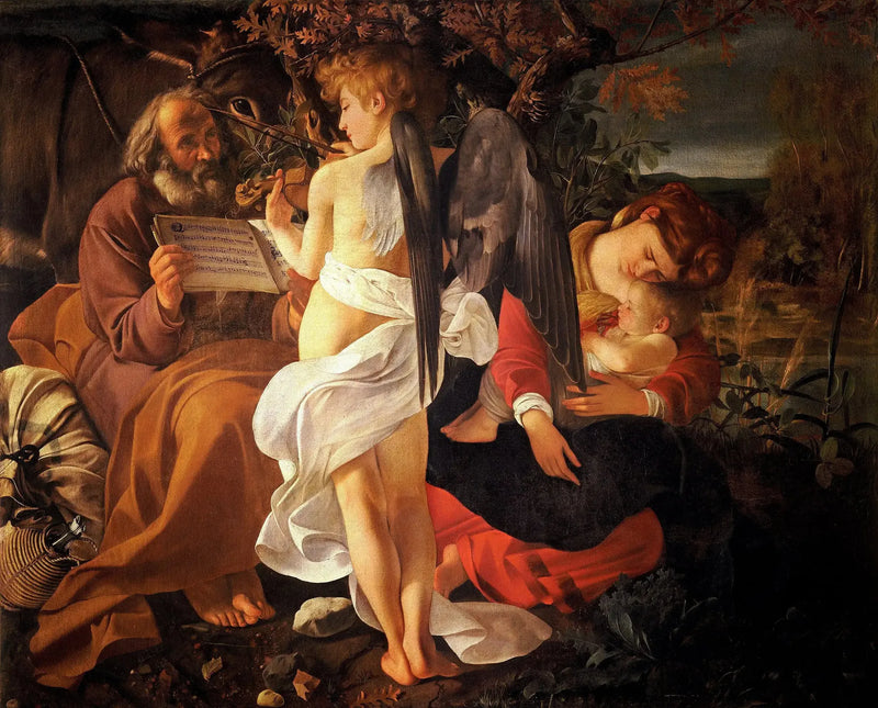 Odpoczynek podczas ucieczki do Egiptu - Caravaggio