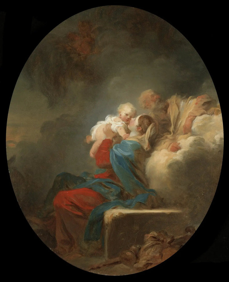 Wypoczynek podczas ucieczki do Egiptu - Jean-Honoré Fragonard