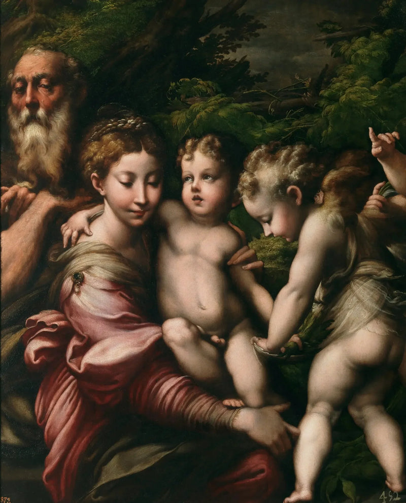 Odpoczynek podczas ucieczki do Egiptu - Parmigianino