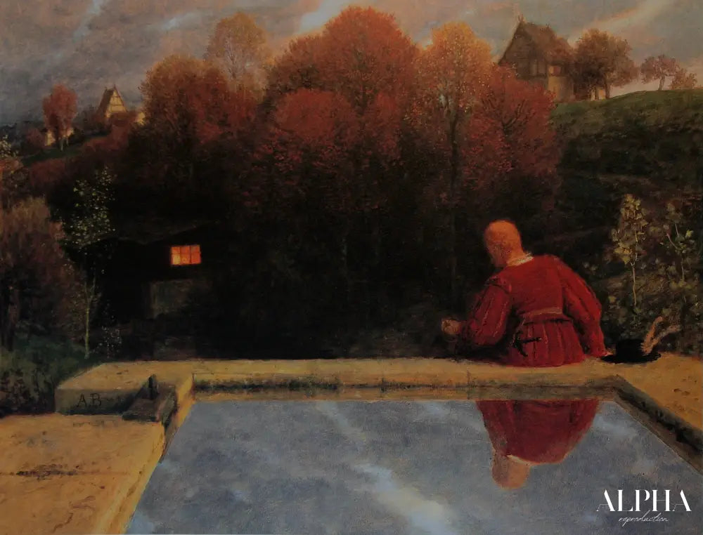 Le retour au pays - Arnold Böcklin - Reproductions de tableaux et peintures haut de gamme