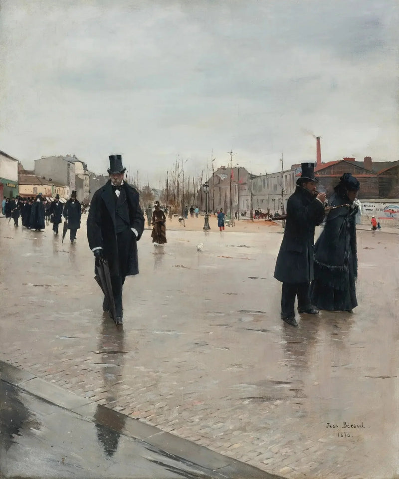 Powrót z pogrzebu - Jean Béraud