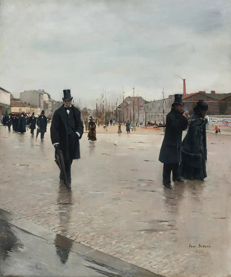 Powrót z pogrzebu - Jean Béraud