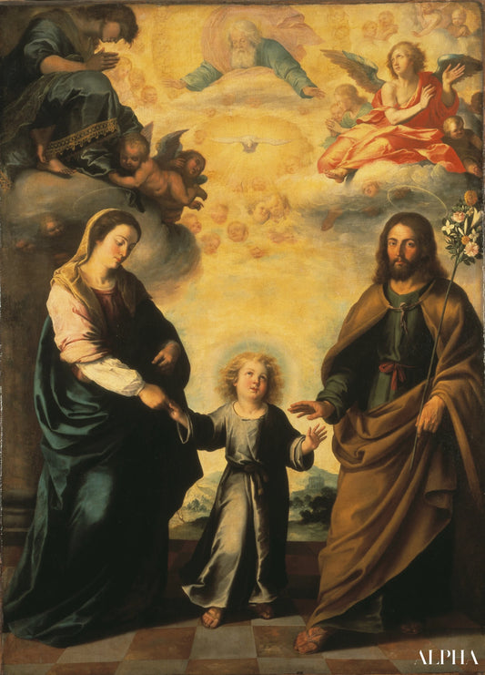 Le retour de la Sainte Famille d'Egypte - Bartolomé Esteban Murillo - Reproductions de tableaux et peintures haut de gamme