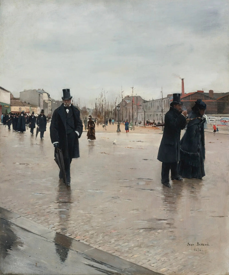 Powrót z pogrzebu - Jean Béraud