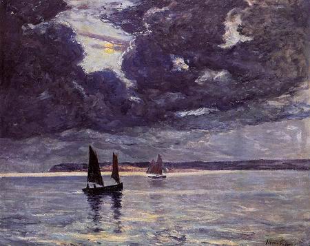 Powrót łodzi rybackich - Maxime Maufra