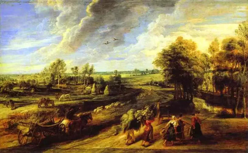 Powrót chłopów z pola - Peter Paul Rubens